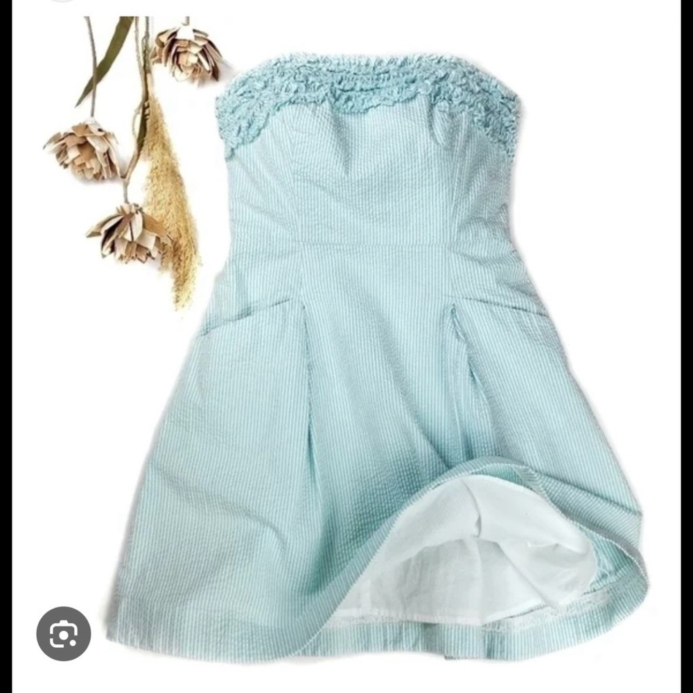 💦Lilly Pulitzer# Aqua A-Line Dress